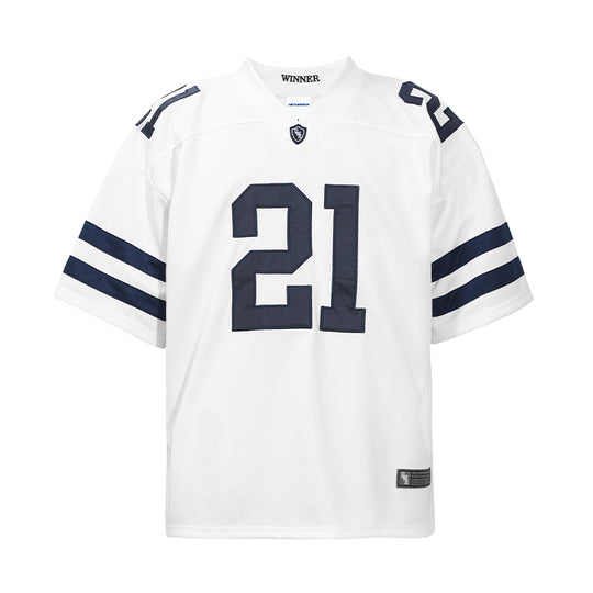 UNTILWERICH Mesh Quilting Embroidered Hockey Jersey | Face 3 Face