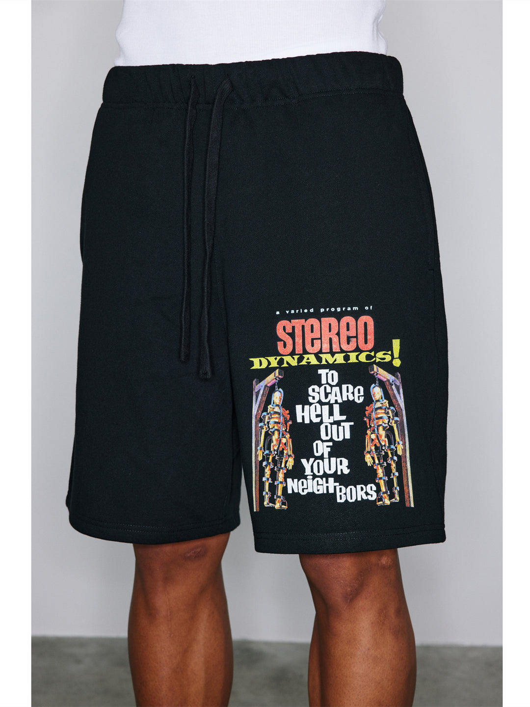 NOVACAM Skull Print Sweat Shorts | Face 3 Face