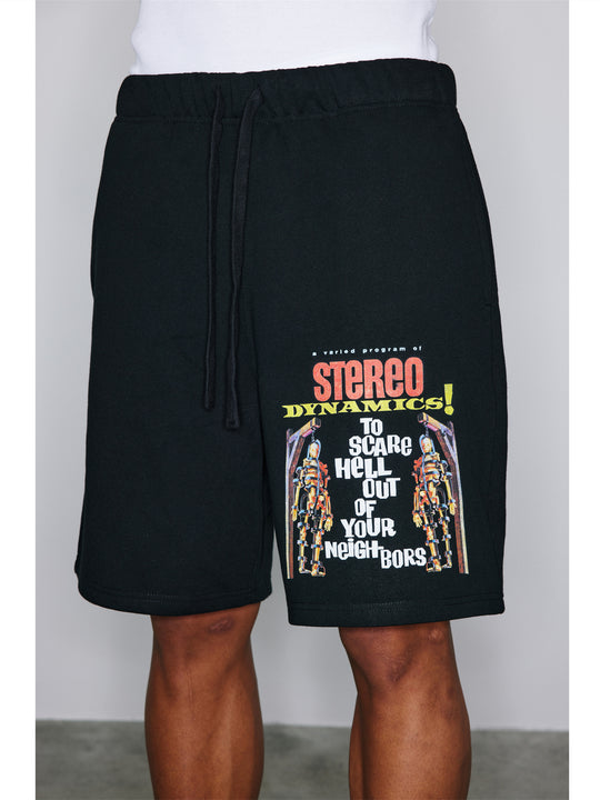 NOVACAM Skull Print Sweat Shorts | Face 3 Face