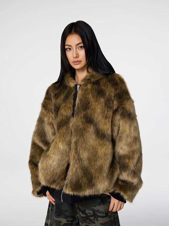 Achock Fur Lining Reversible Hooded Jacket | Face 3 Face