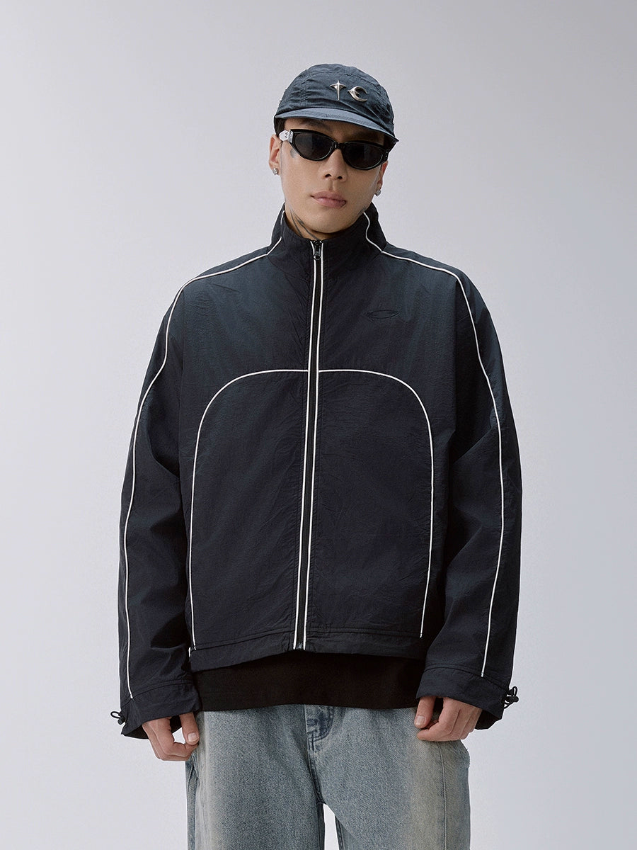 F2CE Color Block Patchwork Track Jacket | Face 3 Face