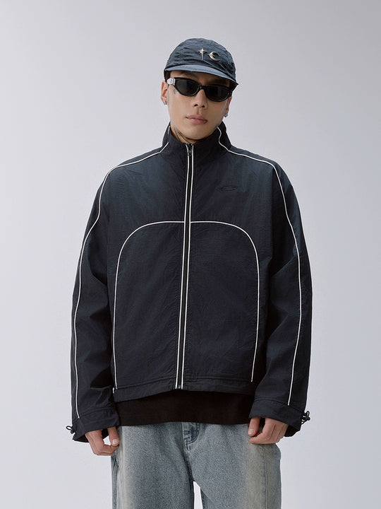 F2CE Color Block Patchwork Track Jacket | Face 3 Face