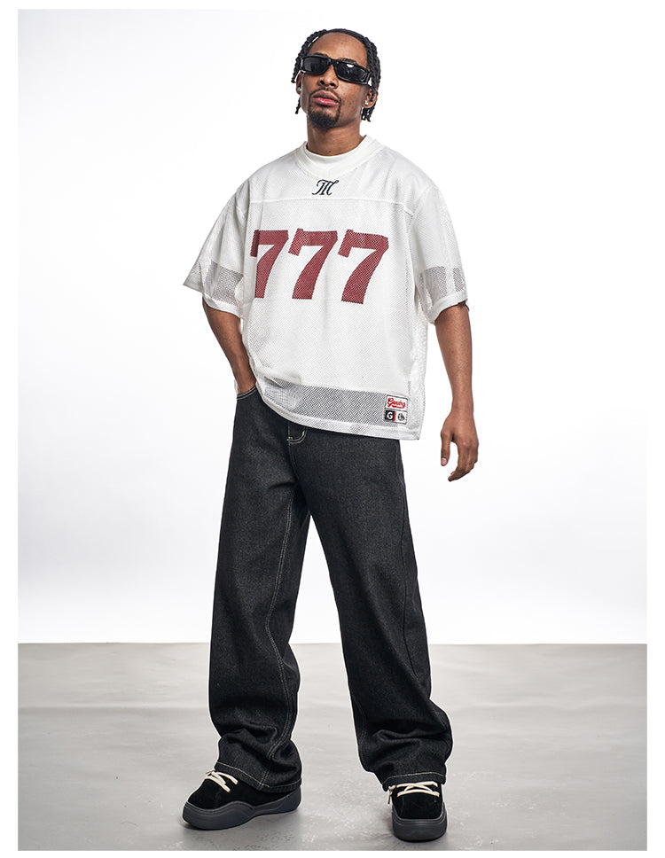 F3F Select 777 Numbering Printed Mesh Hockey Jersey Tee | Face 3 Face