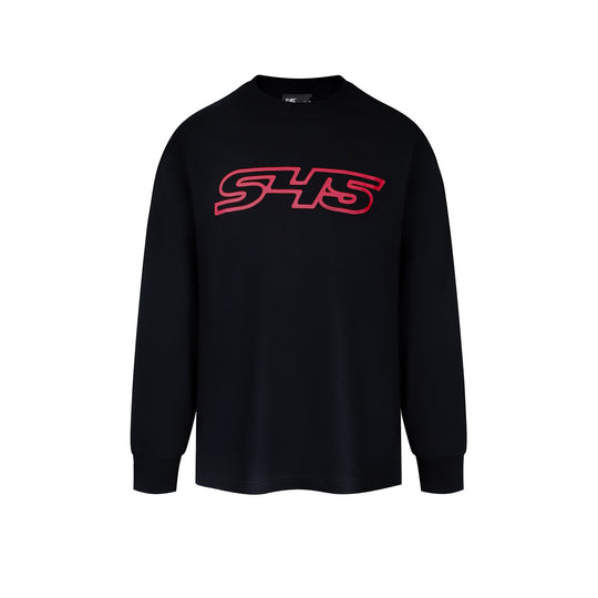S45 Basic Large Logo Print Long Sleeve Tee | Face 3 Face