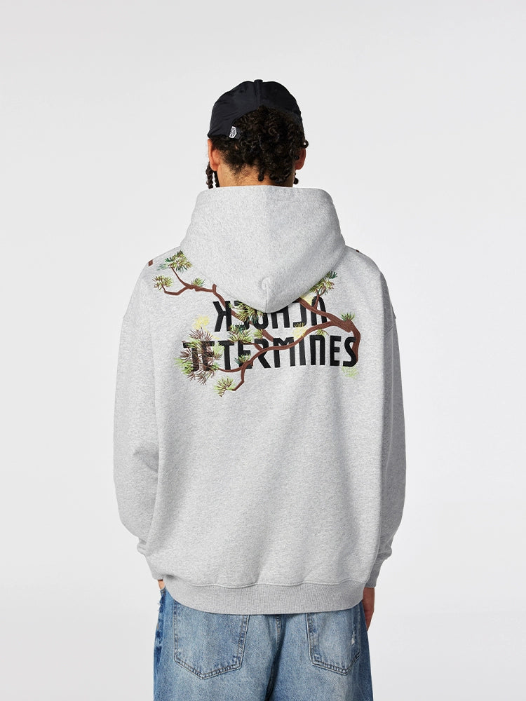 Achock Pine Tree Heavy Embroidery Hoodie | Face 3 Face