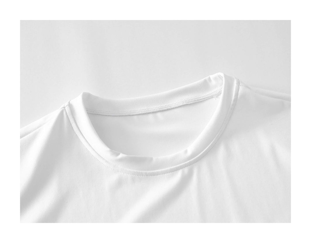 KARMANISTIC Quick Dry Stretch Fit Logo Embroidered Workout Tee | Face 3 Face