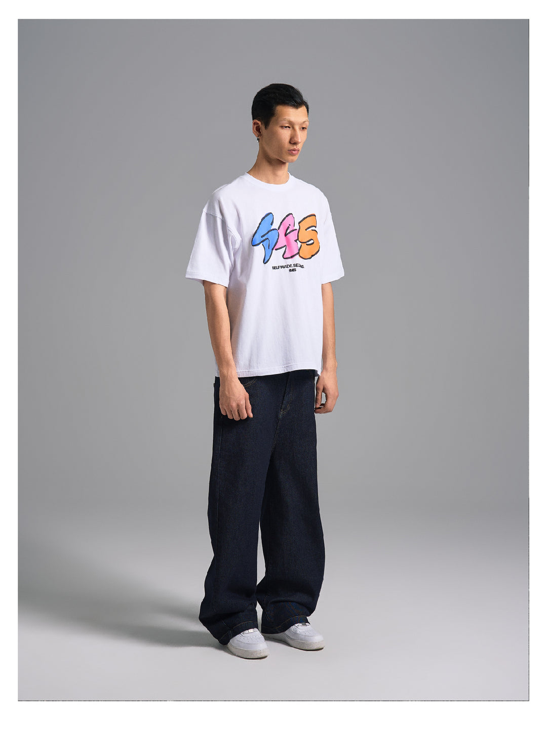 S45 Letter Graffiti Logo Tee | Face 3 Face