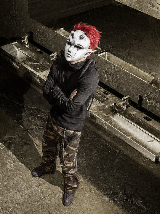 UNDERWATER Deconstructed Cross Embroidery Long Sleeve Tee | Face 3 Face