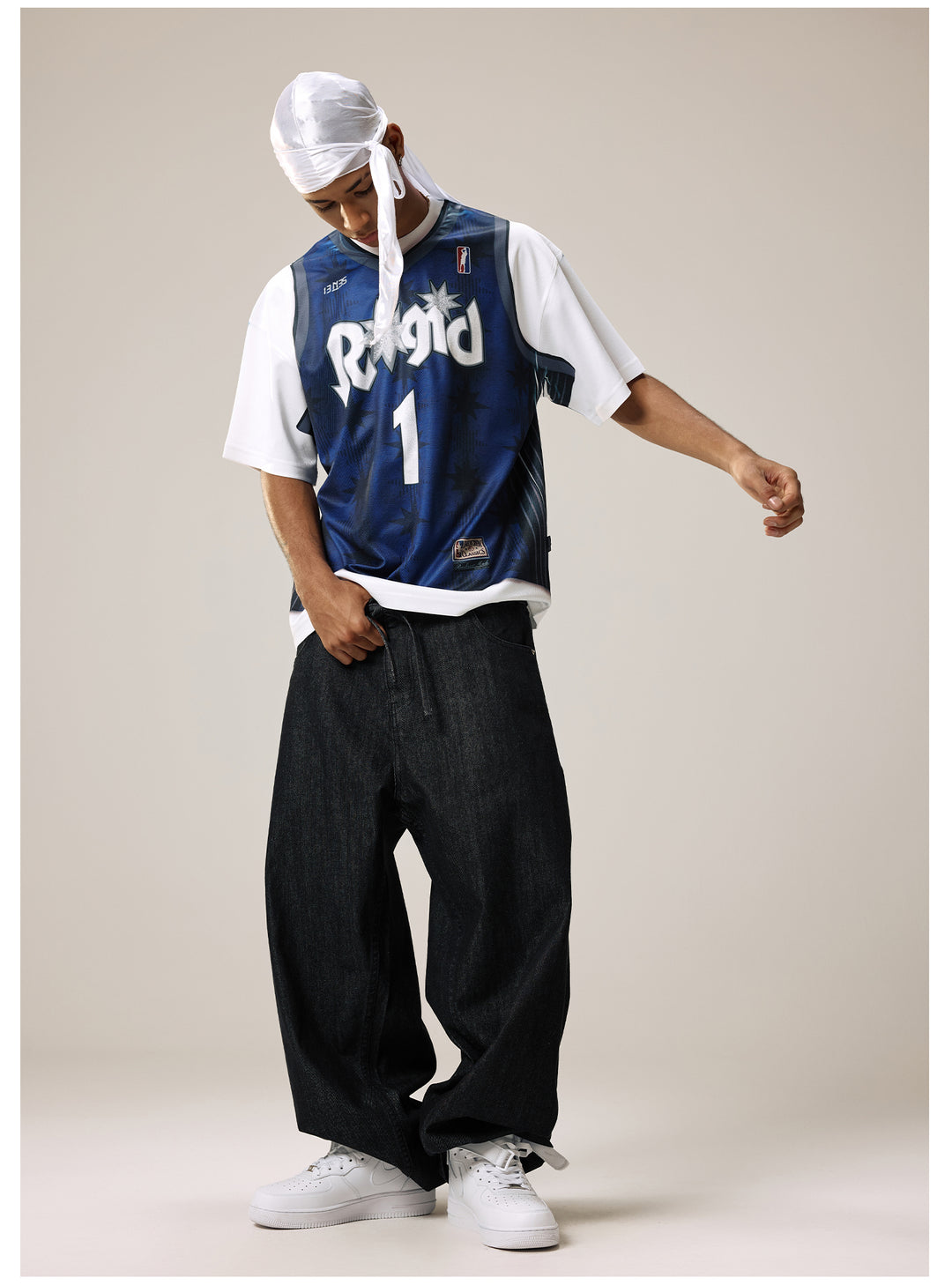 Remedy Waist Button Black Baggy Jeans | Face 3 Face