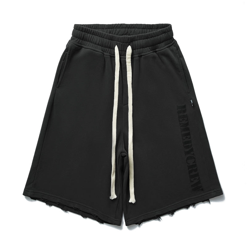 Remedy Logo Baggy Sweat Shorts | Face 3 Face