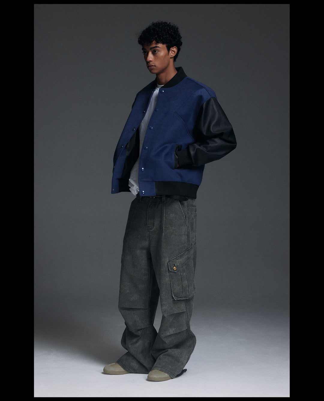 NOVACAM Patchwork Varsity Jacket | Face 3 Face