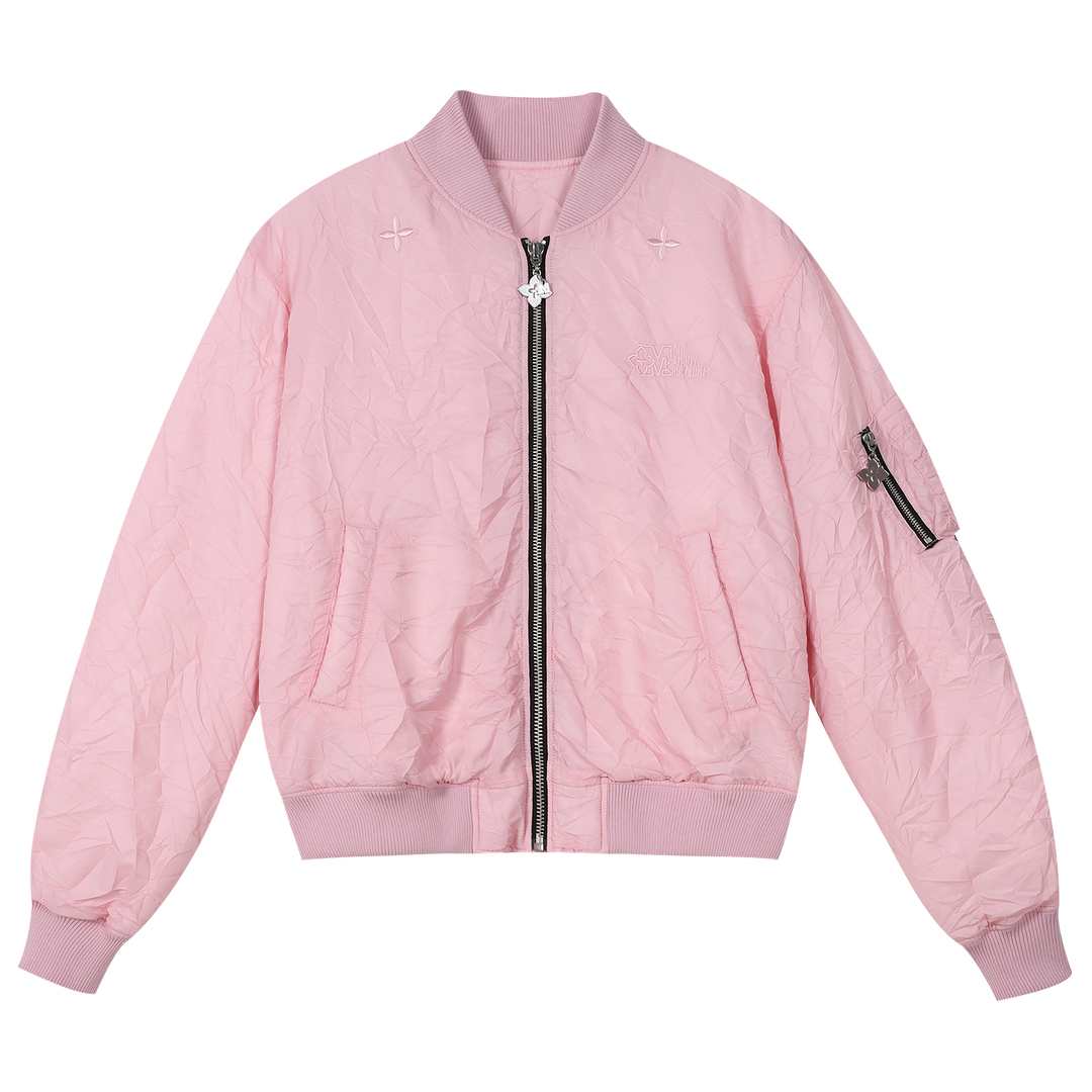 MEDM Crinkled Nylon MA-1 Bomber Jacket | Face 3 Face