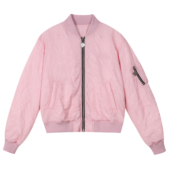 MEDM Crinkled Nylon MA-1 Bomber Jacket | Face 3 Face