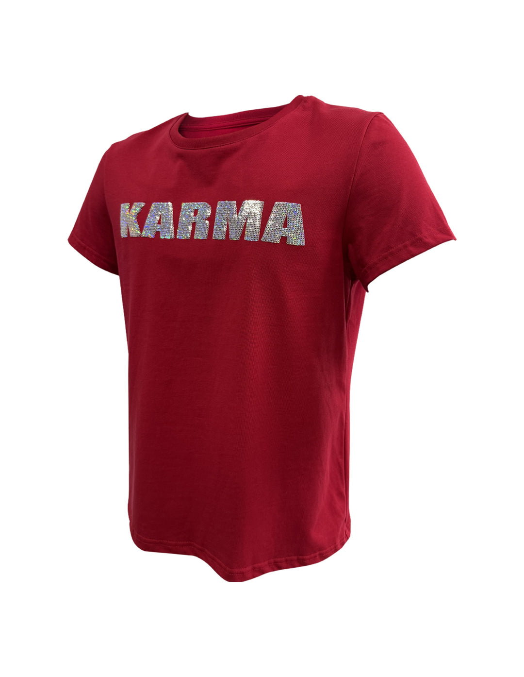 KARMANISTIC Glitter Sequin Logo Tee | Face 3 Face