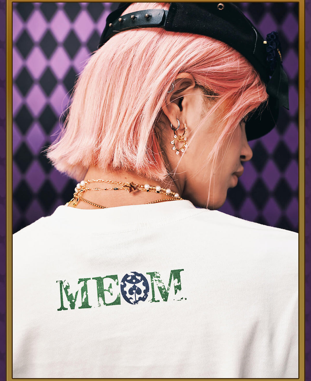 MEDM × JOJO Character Print Long Sleeve Tee | Face 3 Face