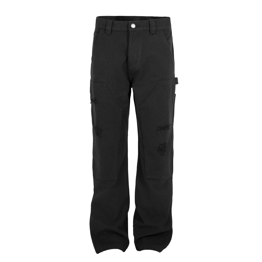 Small Town Kid Destroyed Washed Double Knee Pants | Face 3 Face