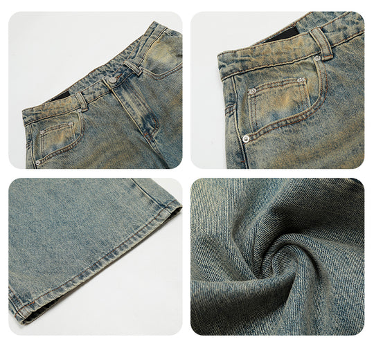F3F Select Mud Wash Baggy Jeans | Face 3 Face