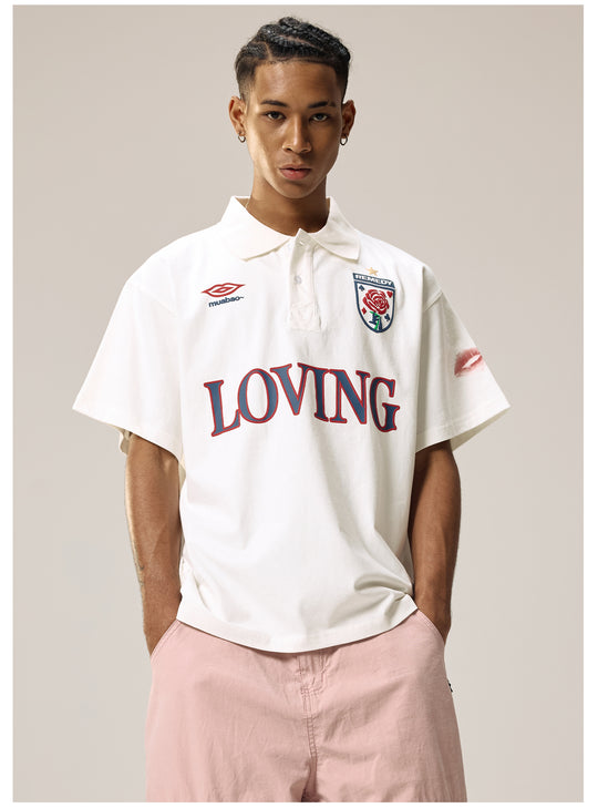 Remedy LOVING Foam Print Polo Shirt | Face 3 Face