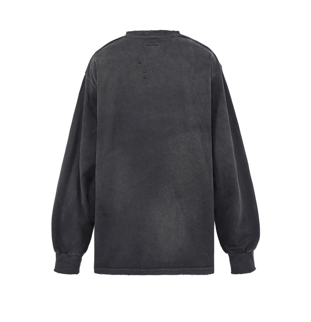 UNDERWATER Wormhole Destruction ALIVE Printed Long Sleeve Tee