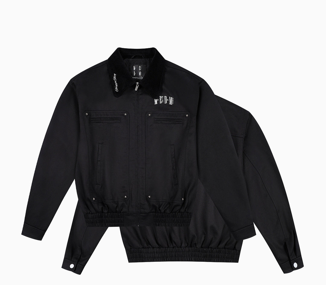 MEDM Studded Harrington Jacket | Face 3 Face