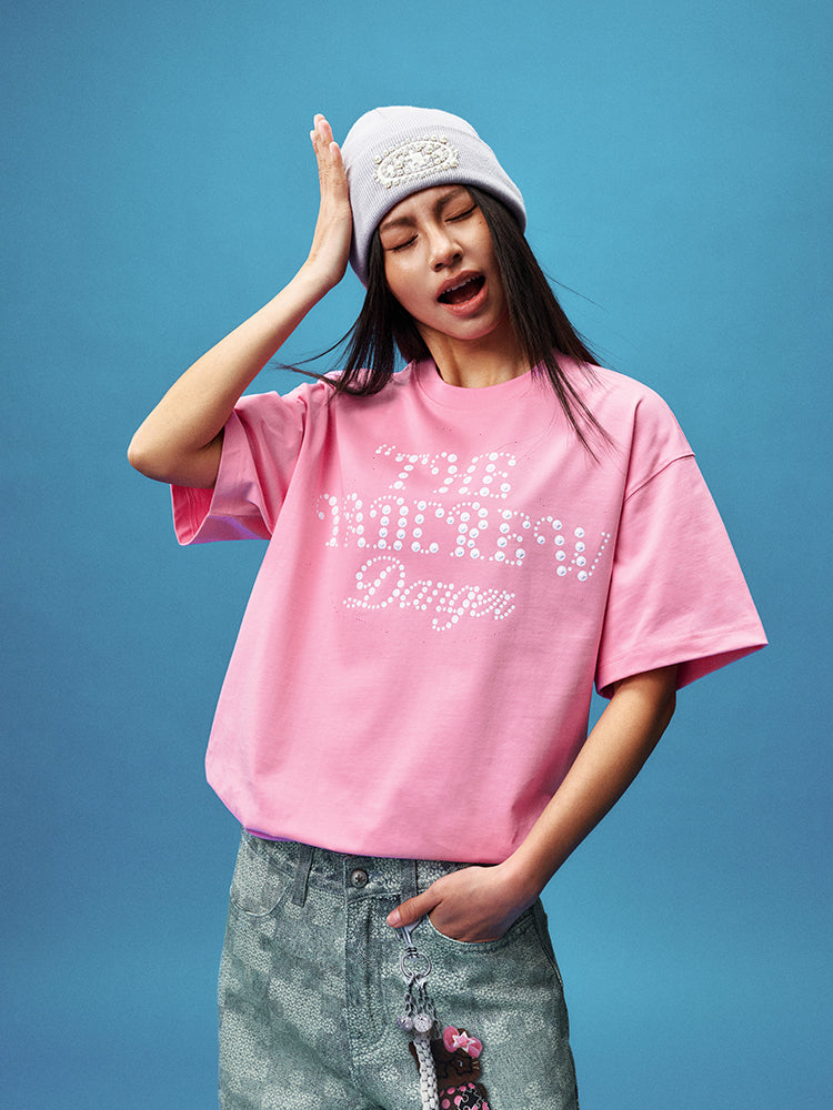 YADcrew Polka Dot Star Foam Printed Tee | Face 3 Face