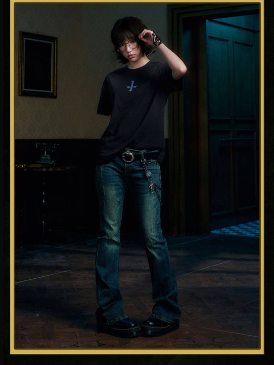 MEDM × HUNTER×HUNTER Icon and Spider Print Short Sleeve Tee | Face 3 Face