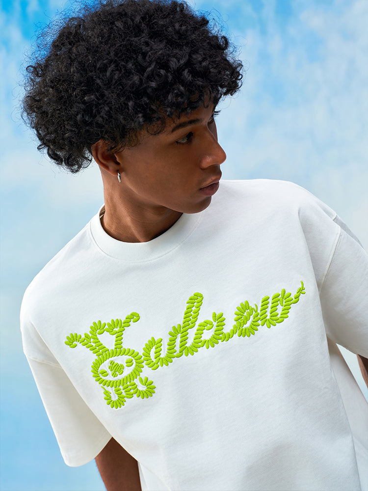 YADcrew Rope Knot 3D Needle Embroidered Logo Tee | Face 3 Face