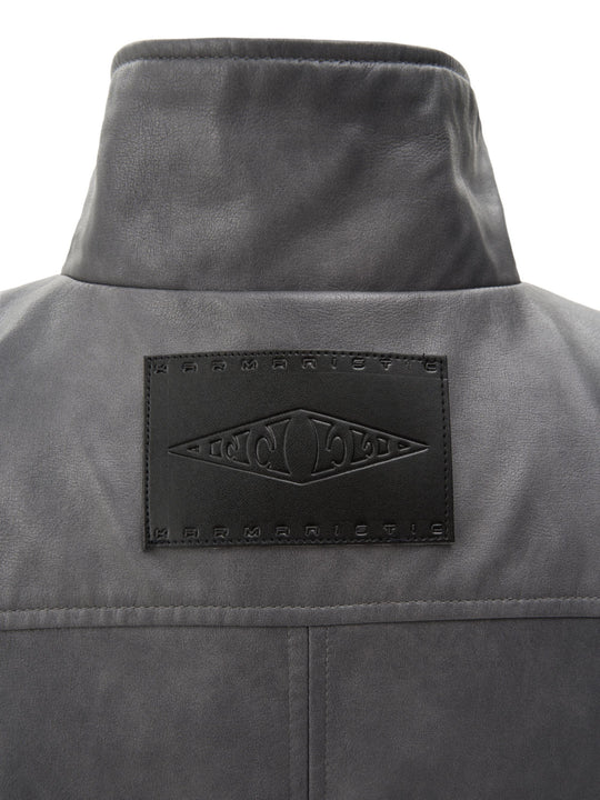 KARMANISTIC Racing Short Leather Jacket | Face 3 Face