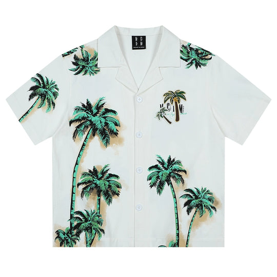 MEDM Palm Tree Hawaiian Shirt | Face 3 Face