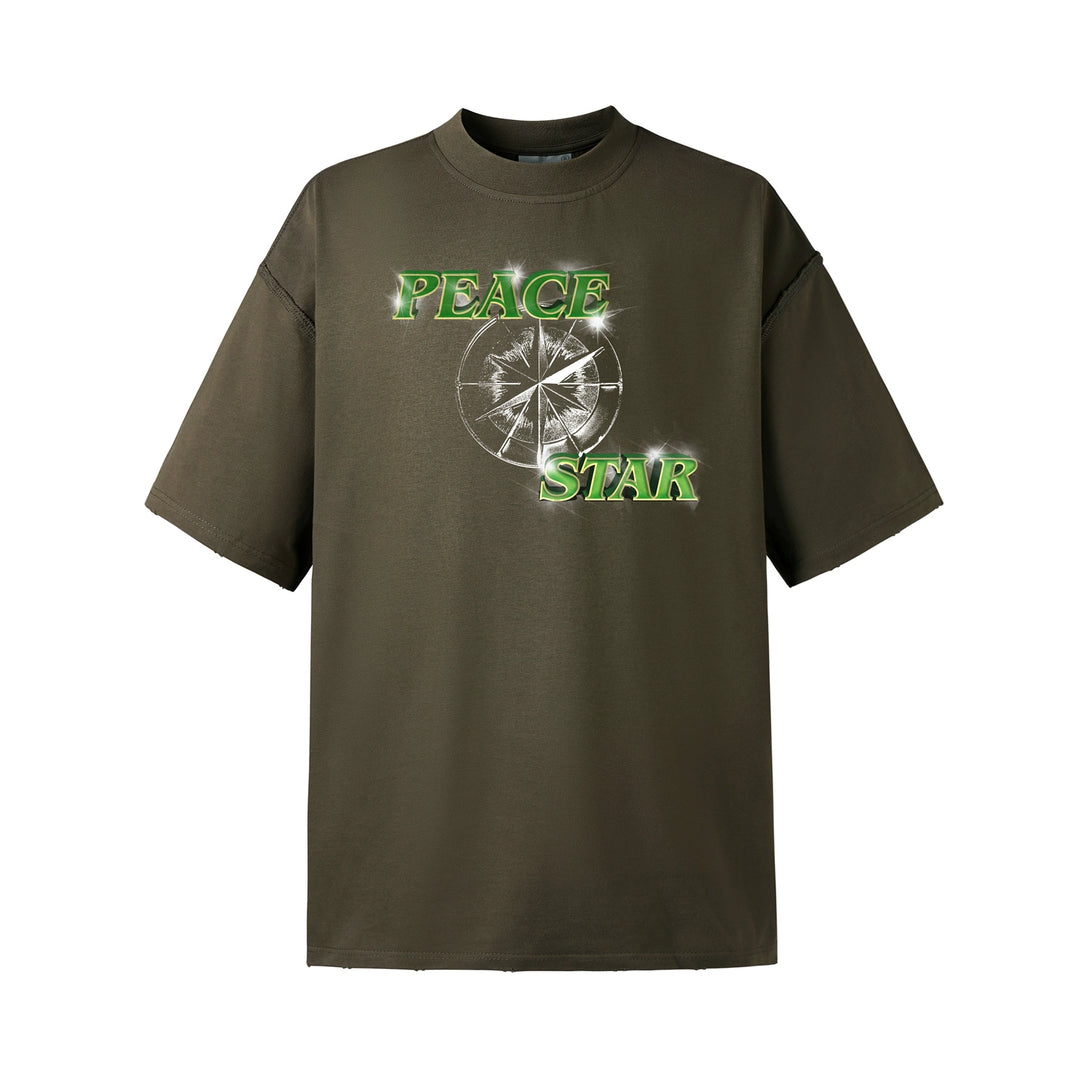 NOVACAM Master Customized Vintage Printed Destroyed Tee | Face 3 Face