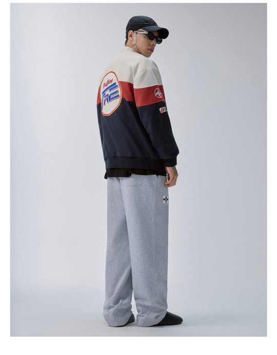 F2CE Patchwork Color Block Racing Jacket | Face 3 Face
