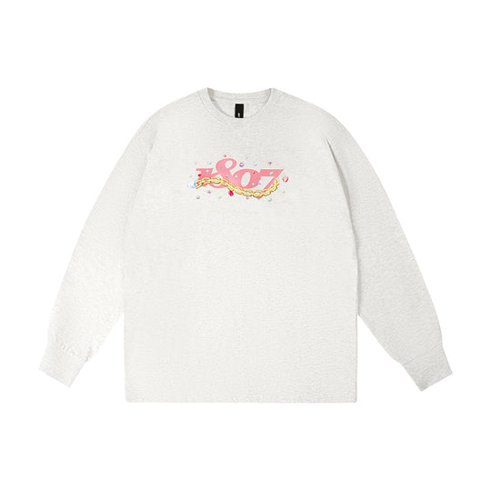 1807 Still Going Diamond Logo Print Long Sleeve Tee | Face 3 Face