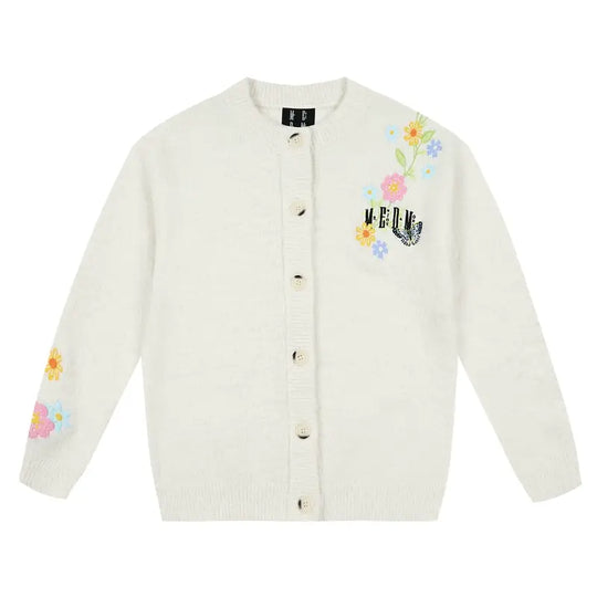 MEDM Floral Vine Embroidered Knit Cardigan | Face 3 Face