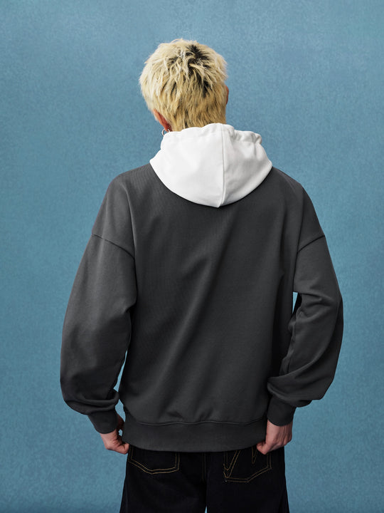 MEDM Layered Look Color Block Hoodie | Face 3 Face