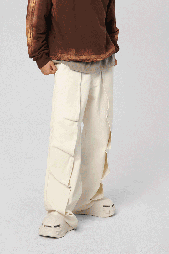 JHYQ Deconstructed Pleated Work Pants