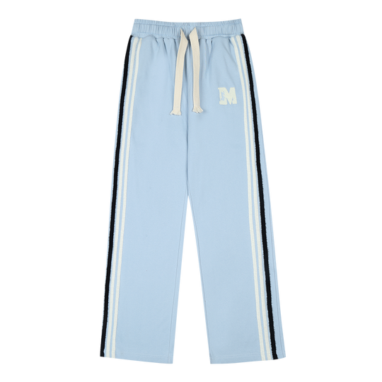 MEDM Side Stripe Four-Bar Drawstring Baggy Sweatpants | Face 3 Face