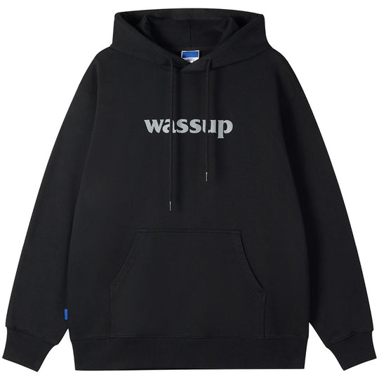 Wassup House Basic Logo Print Hoodie