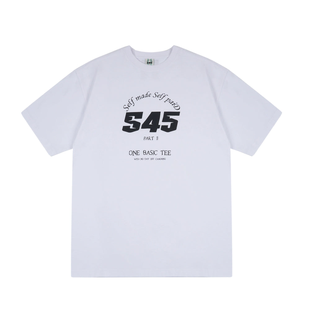 S45 Text Typography Basic Print Tee | Face 3 Face