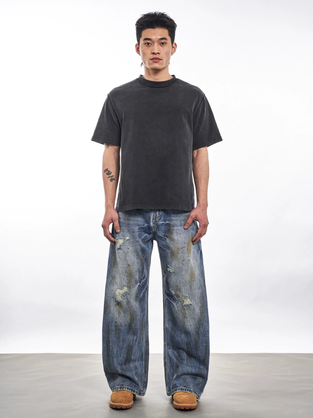 F3F Select Lightning Washed Distressed Jeans | Face 3 Face
