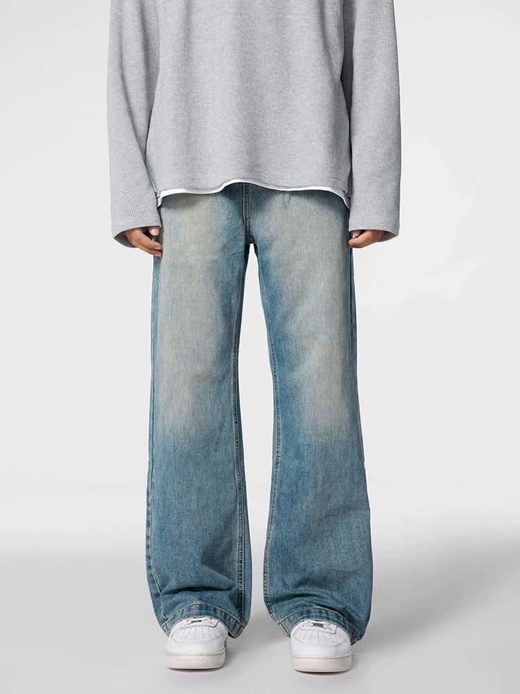 Achock Petal Embroidery Washed Jeans | Face 3 Face