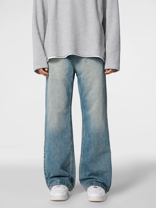 Achock Petal Embroidery Washed Jeans | Face 3 Face