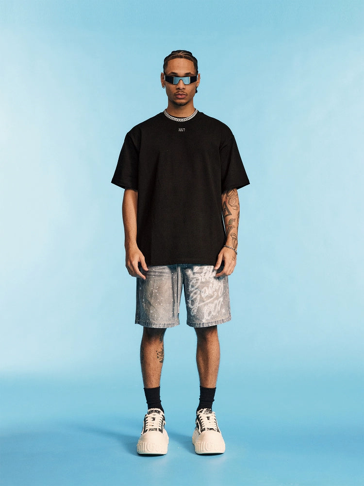 1807 SWAROVSKI Crystal Logo Tee | Face 3 Face