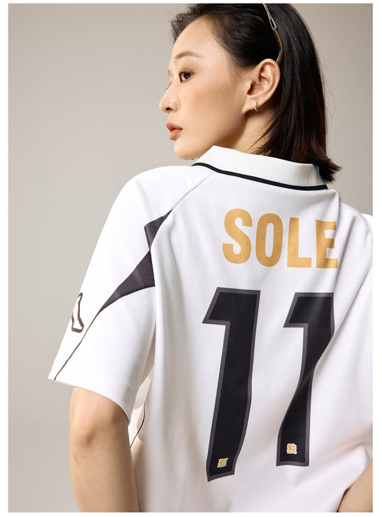 Remedy Emoalone Print Inspired Soccer Jersey Polo Shirt | Face 3 Face