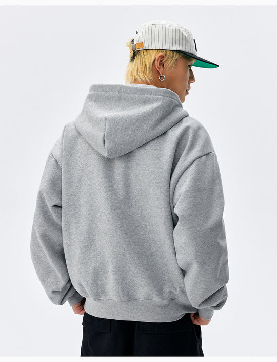 MEDM Flower Embroidered Zip Up Hoodie | Face 3 Face