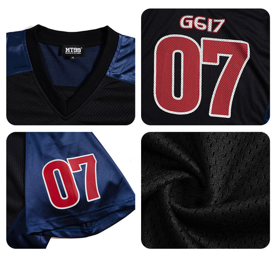 F3F Select 07 Numbering Printed Logo Mesh Hockey Jersey Tee | Face 3 Face
