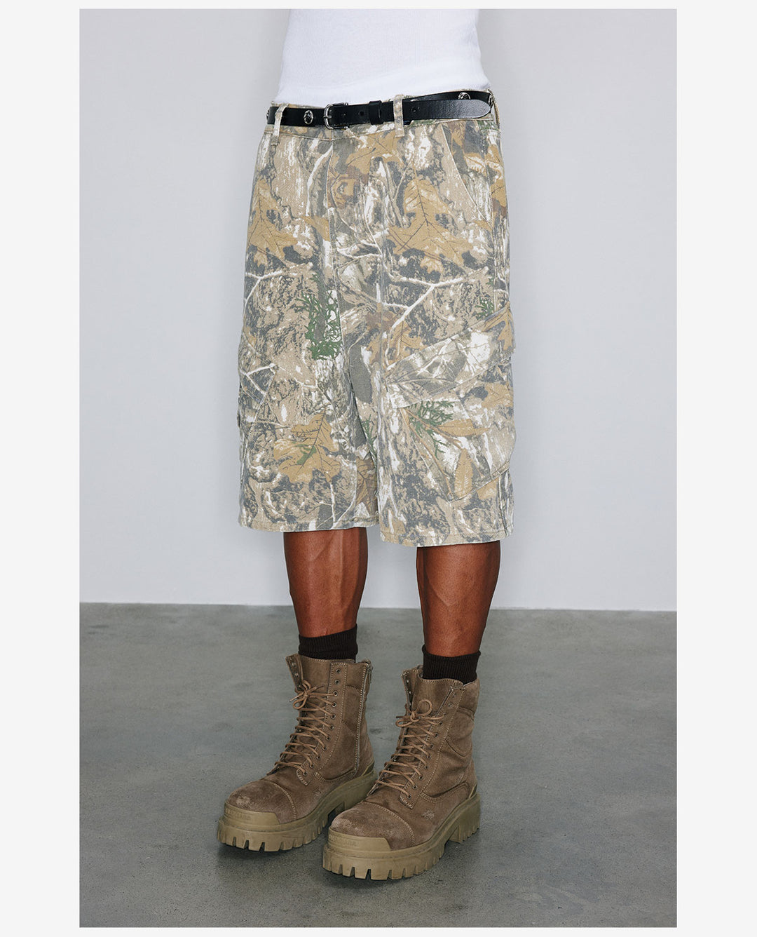 NOVACAM Tree Camouflage Work Baggy Shorts | Face 3 Face