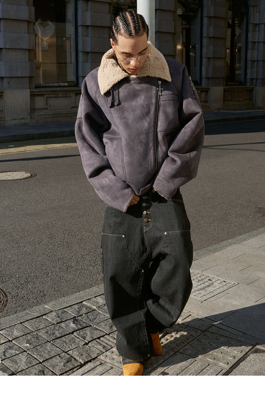 STEEPC Suede Shearling Jacket | Face 3 Face