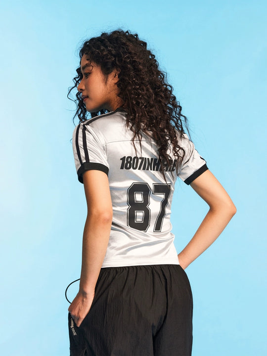 1807 V Neck Slim Sports Jersey | Face 3 Face