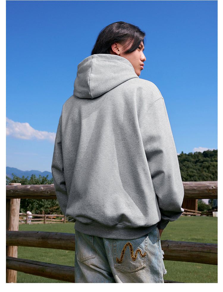 MEDM Flower Logo Embroidered Zip-Up Hoodie | Face 3 Face