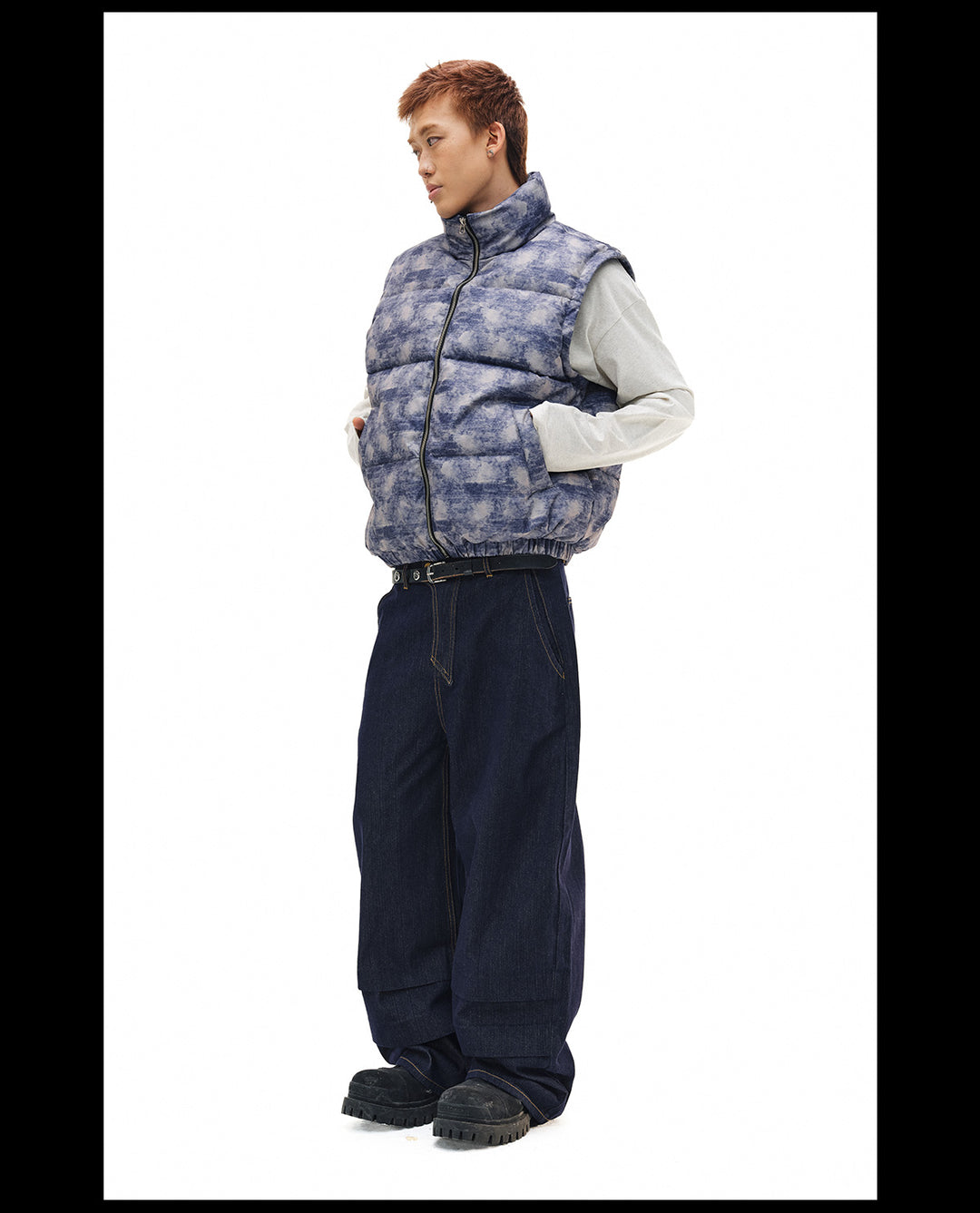 NOVACAM Digital Print Puffer Vest | Face 3 Face